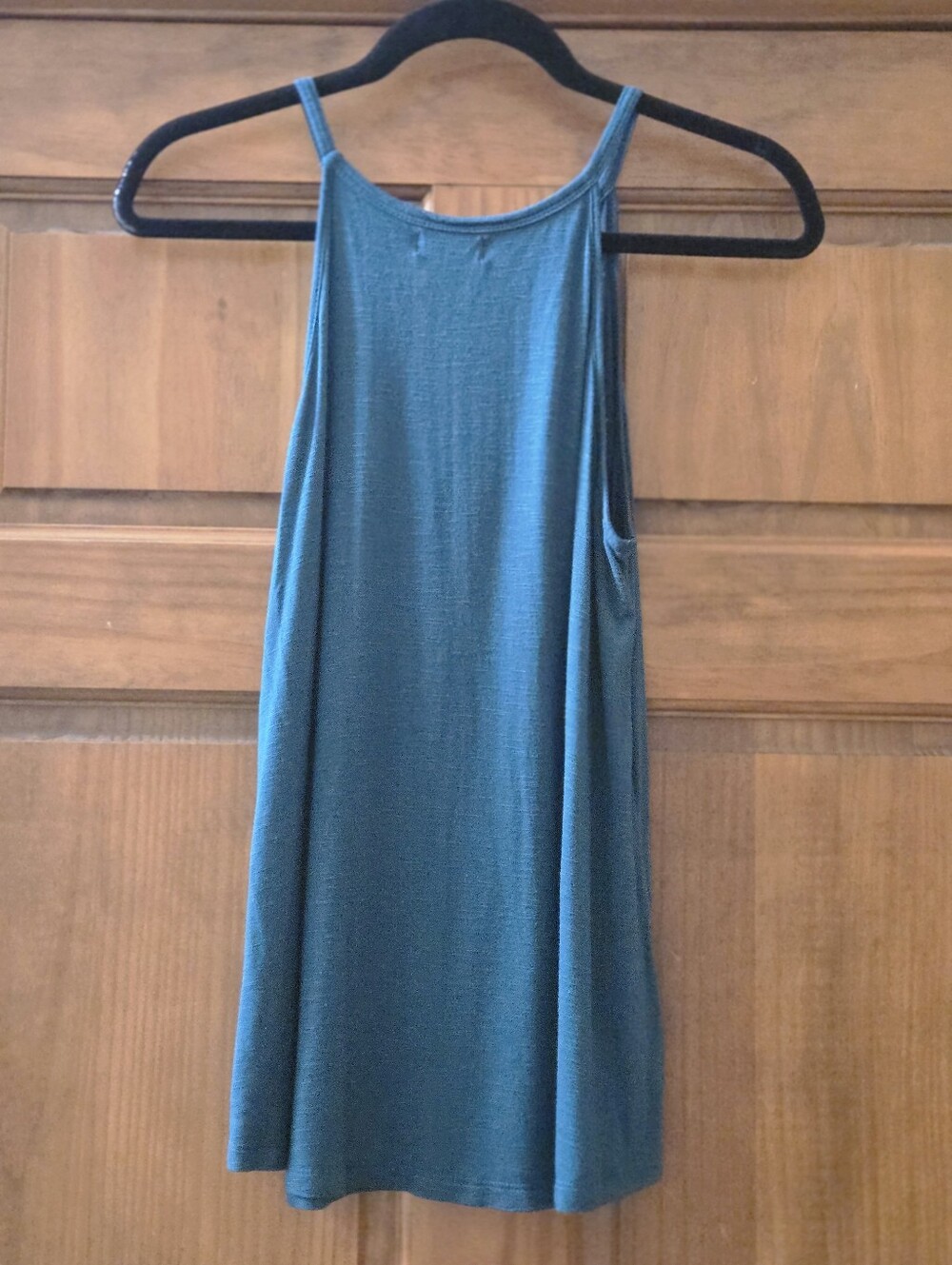 Maurices 24/7 Teal Criss Cross Tank Top Medium - Picture 2 of 3
